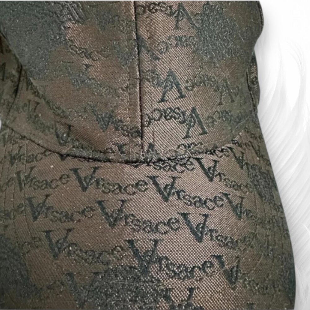 Brown Print Baseball Cap Adjustable - image 7